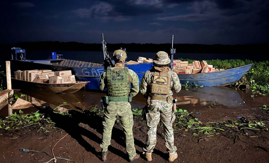 Polícia Militar do Paraná registra aumento de 338% em apreensões de embarcações no 1º quadrimestre de 2023*