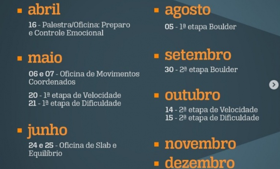 Ranking Paranaense de Escalada começa no final de semana