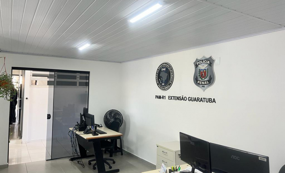 Polícia Penal do Paraná inaugura extensão de posto de monitoração em Guaratuba