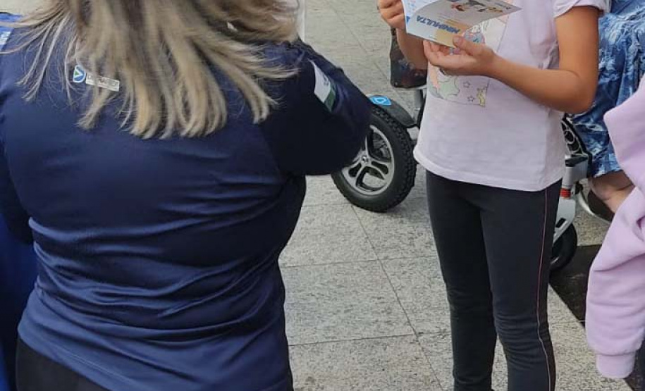 Detran-PR promove ações do Maio Amarelo em diferentes localidades do Estado