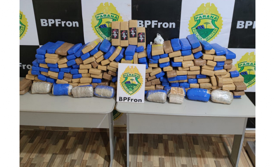 Polícia Militar apreende mais de meia tonelada de droga em ocorrências distintas