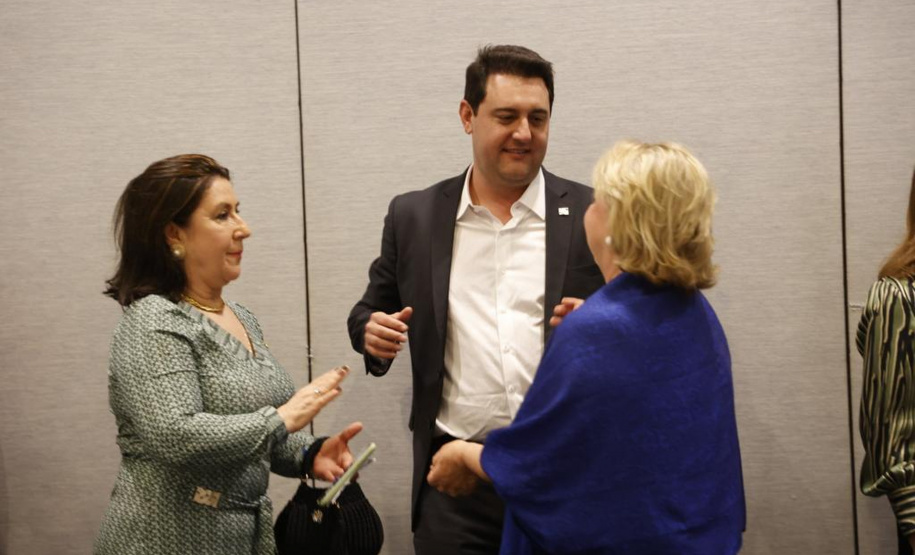 O governador Carlos Massa Ratinho Junior participou de um seminário sobre combate ao trabalho infantil nesta quarta-feira (31), em Foz do Iguaçu.
