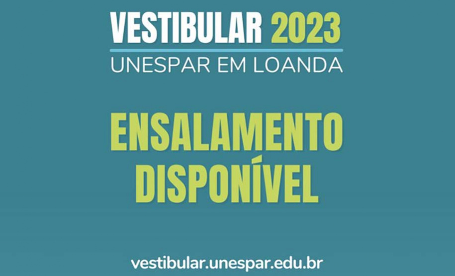 Unespar divulga ensalamento para Vestibular de Loanda; provas acontecem nesse domingo