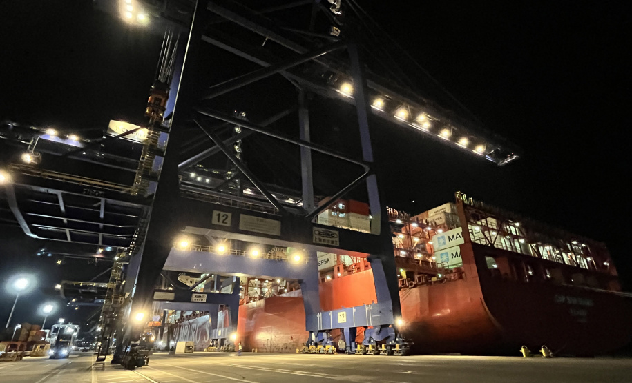 Portos do Paraná registra maior movimentação mensal da história em maio