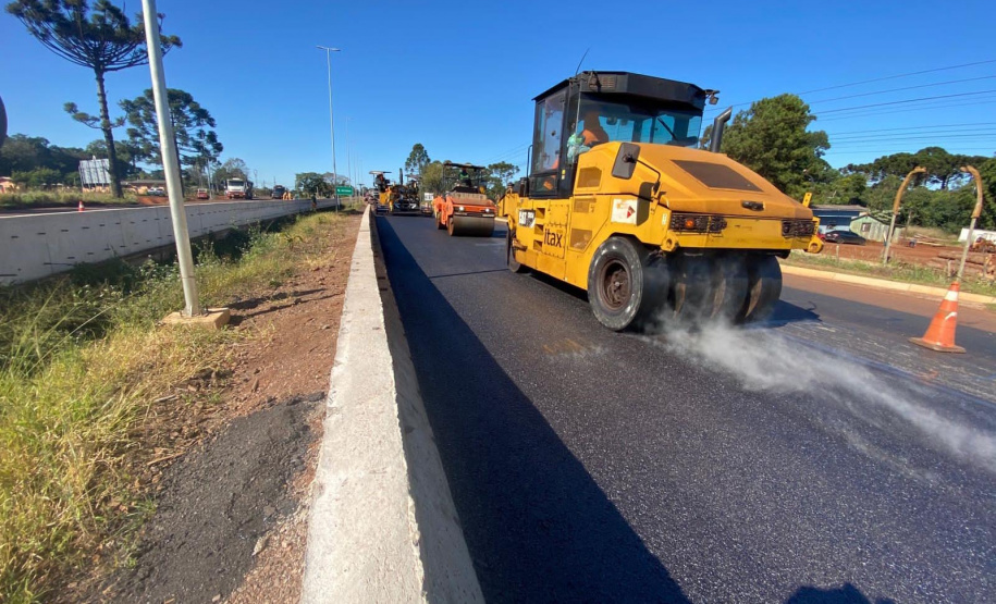 Com novos viadutos prontos, duplicação da BR-277 em Cascavel chega a 70,8% de conclusão