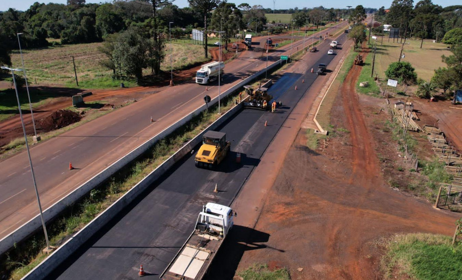 Com novos viadutos prontos, duplicação da BR-277 em Cascavel chega a 70,8% de conclusão