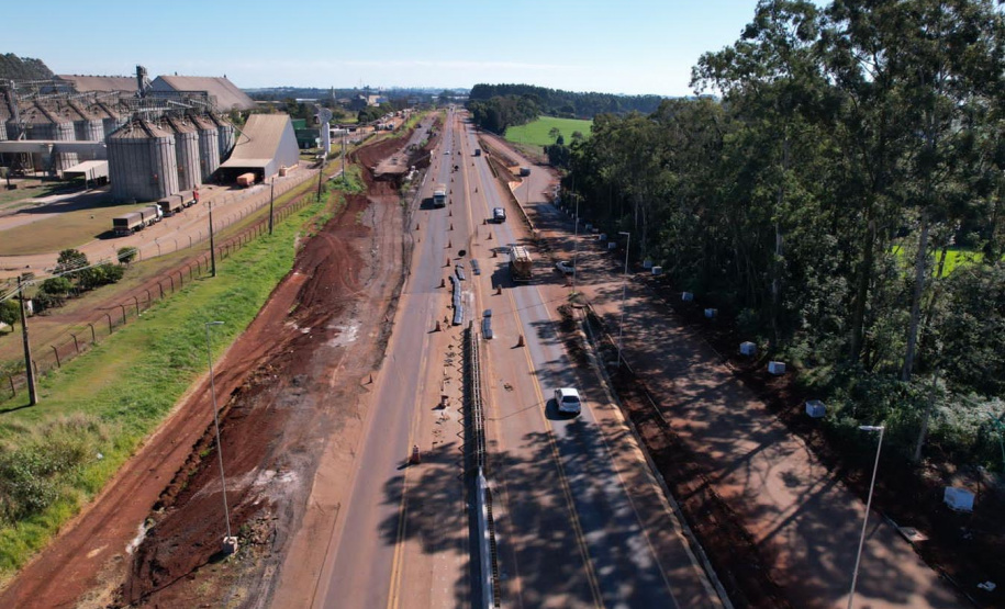 Com novos viadutos prontos, duplicação da BR-277 em Cascavel chega a 70,8% de conclusão