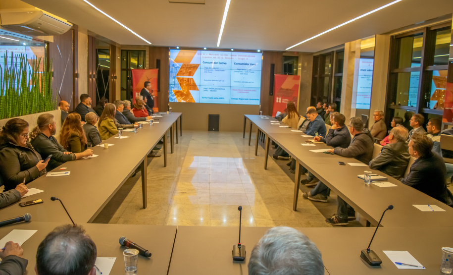 Empresários de Curitiba participam de evento sobre como economizar energia no mercado livre