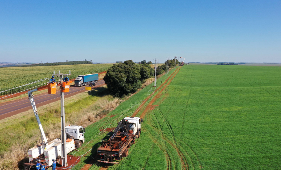 Paraná Trifásico entrega 12,5 mil km de novas redes e alcança 50% do programado