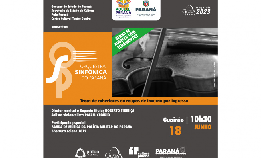 Concerto solidário Teatro Guaíra