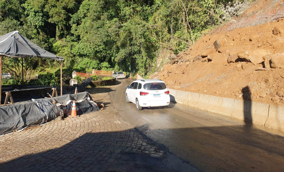 DER/PR reabre Estrada da Graciosa; trecho permanece em obras