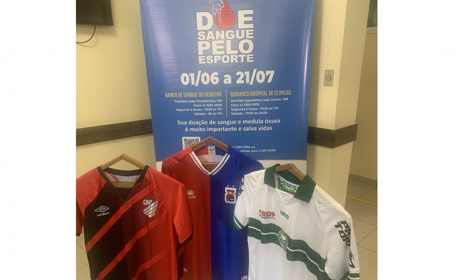 Campanha do Hemepar sensibiliza atletas e incentiva população na doação de sangue