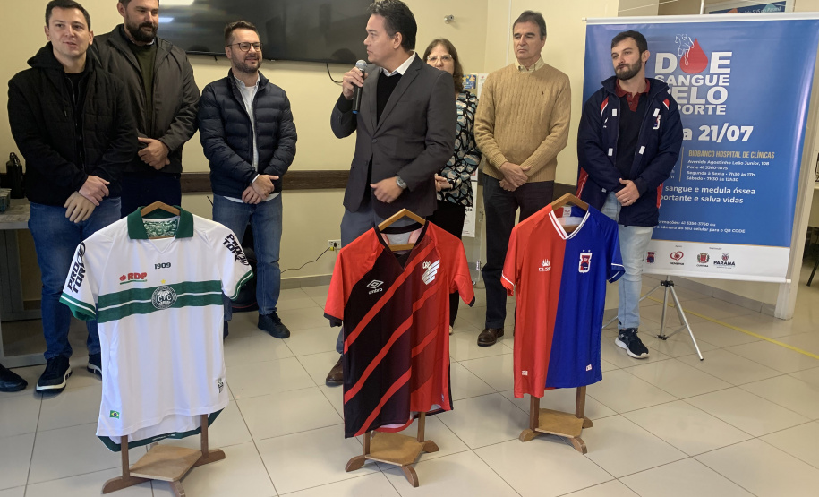 Campanha do Hemepar sensibiliza atletas e incentiva população na doação de sangue