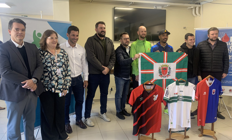 Campanha do Hemepar sensibiliza atletas e incentiva população na doação de sangue