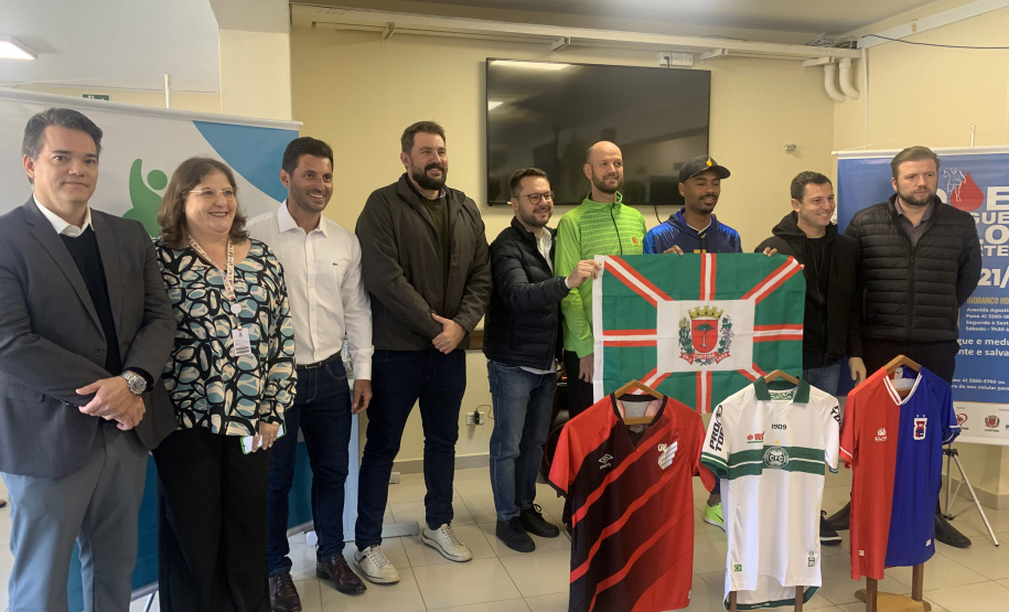 Campanha do Hemepar sensibiliza atletas e incentiva população na doação de sangue