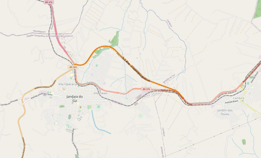Contorno de Jandaia do Sul