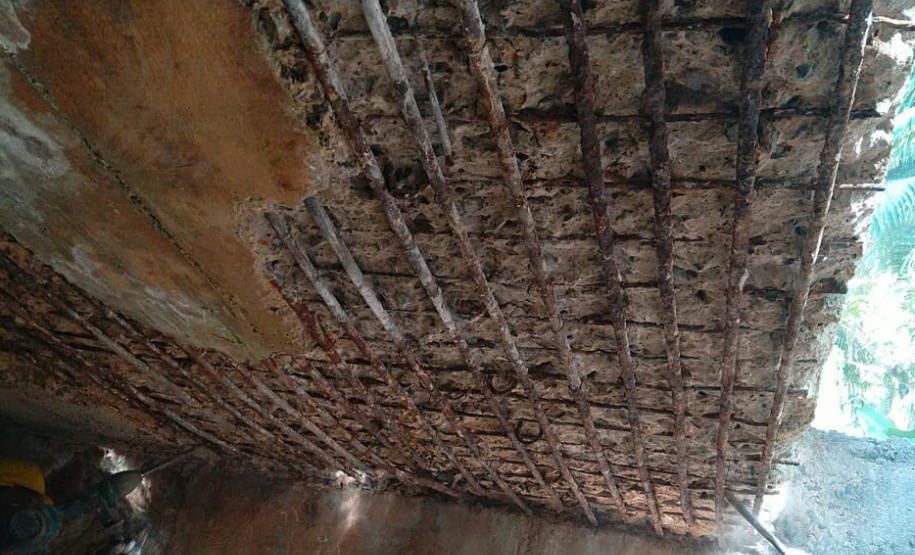 Reforma de pontes na PR-411 em Morretes