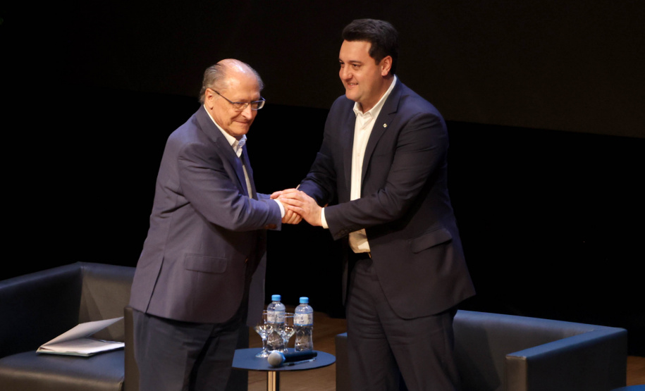 Governador com o vice presidente na FIEP