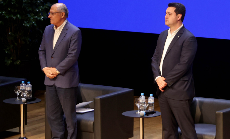 Governador com o vice presidente na FIEP