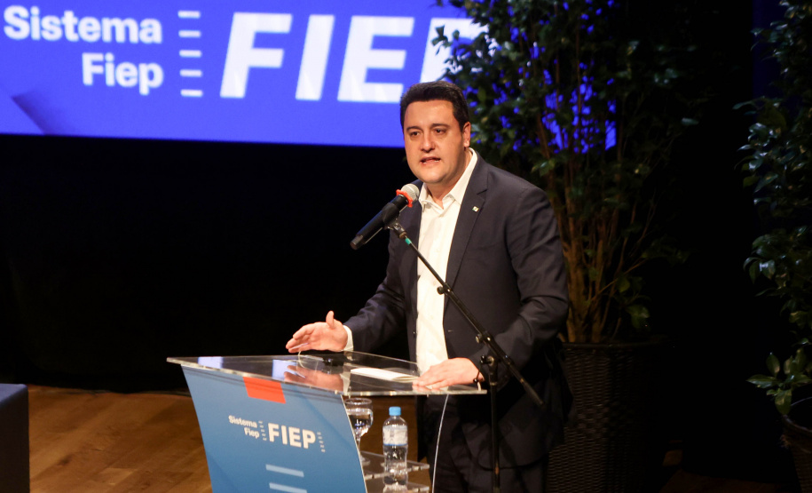 Governador com o vice presidente na FIEP