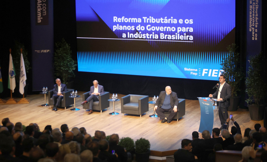 Governador com o vice presidente na FIEP