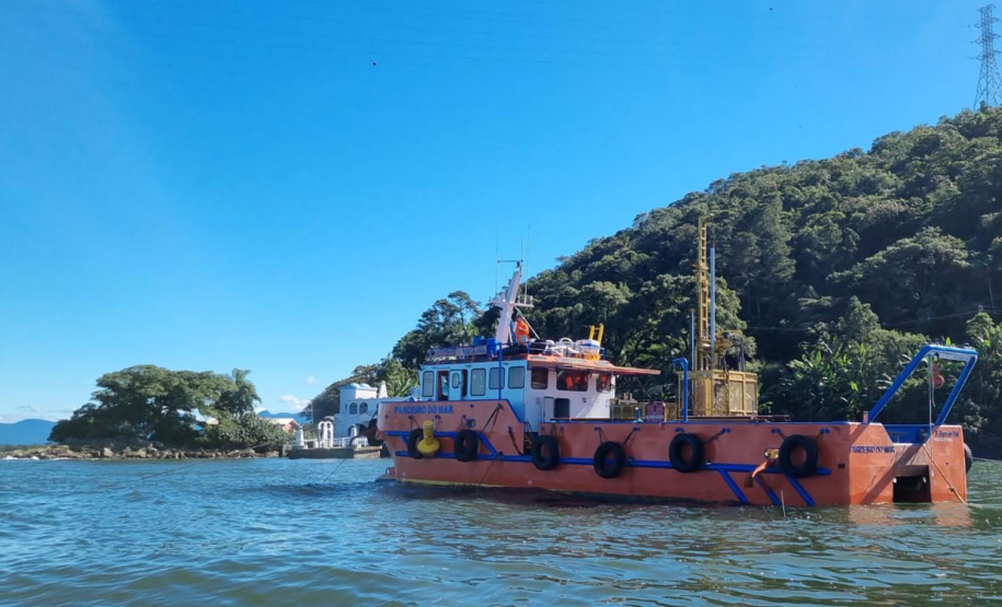 Sondagens da Ponte de Guaratuba entram em nova etapa