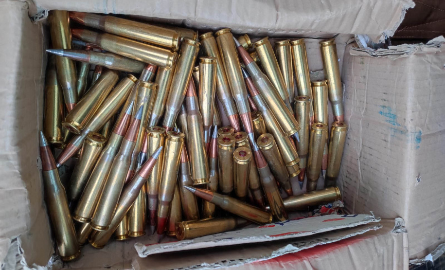 Polícia Militar apreende mais de mil munições de fuzil e 432 quilos de maconha em São José das Palmeiras