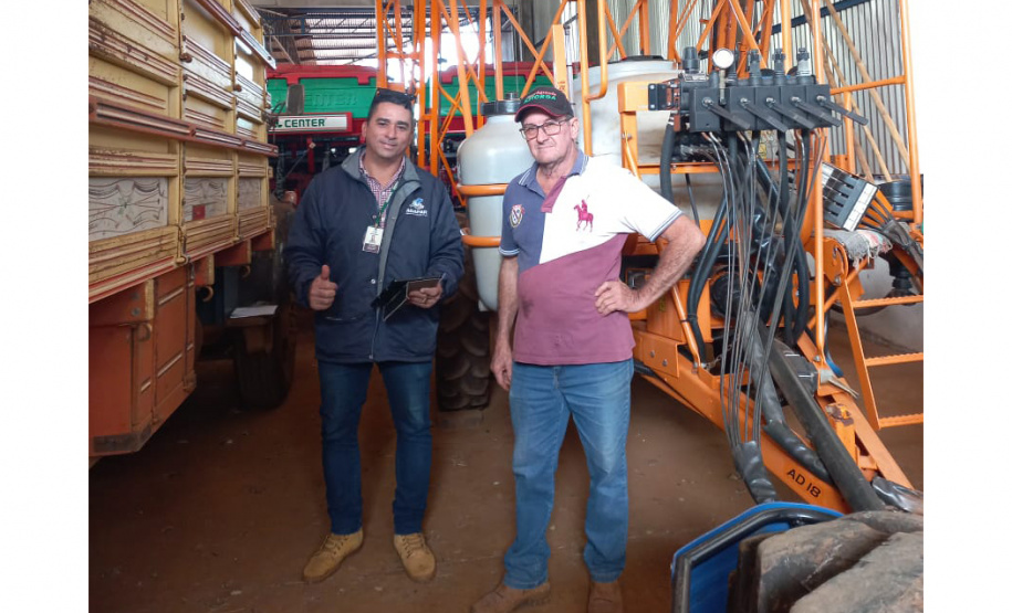 Adapar realiza inspeção preventiva de pulverizadores agrícolas no Noroeste