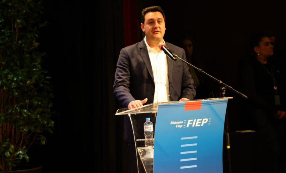 Governador com o vice presidente na FIEP