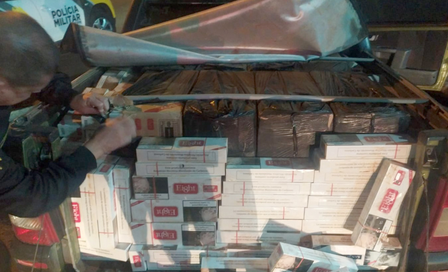Operação conjunta resulta em apreensão de drogas e contrabando em Cambé