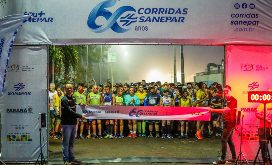 Etapa regional do Circuito Corrida de Rua Sanepar reuniu mais de 1000 atletas da região de Foz do Iguaçu