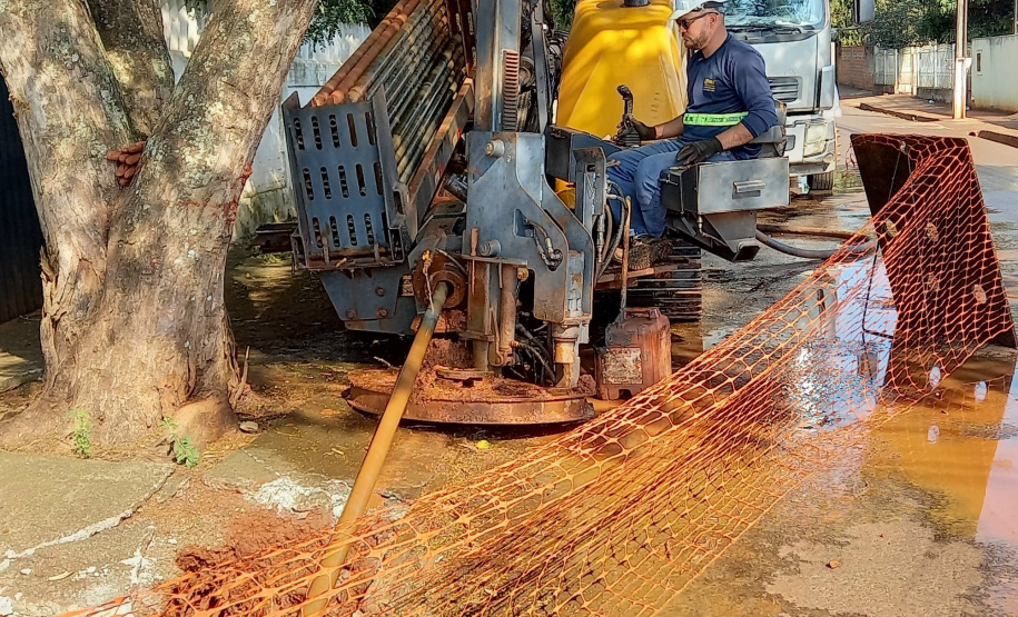 Sanepar investe cerca de R$ 5 milhões na troca de antigas tubulações de água
