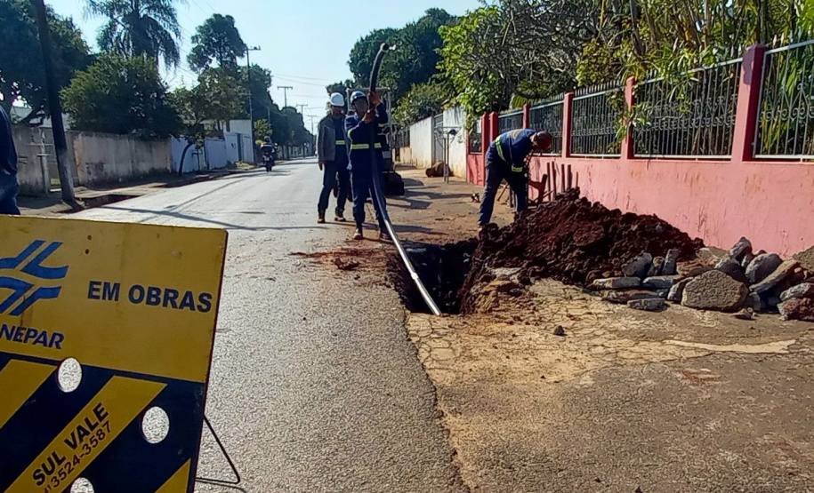 Sanepar investe cerca de R$ 5 milhões na troca de antigas tubulações de água