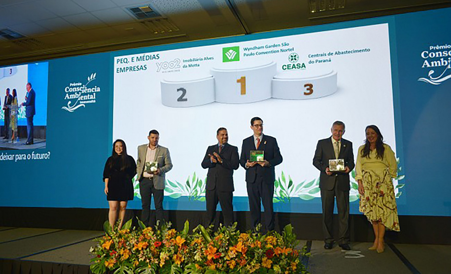 Ceasa Paraná recebe mais um prêmio por ações de conscientização ambiental