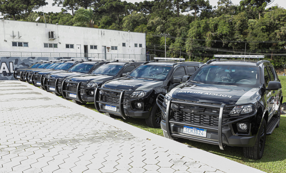 BPRONE recebe 38 novas viaturas durante solenidade de aniversário