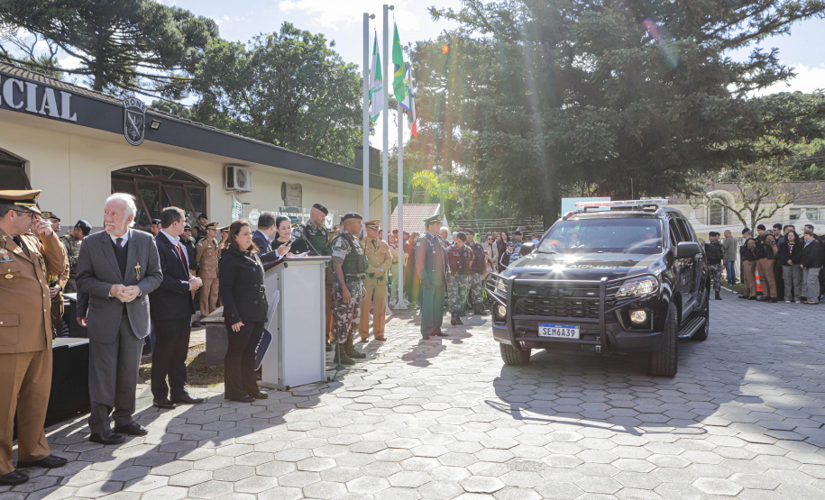 BPRONE recebe 38 novas viaturas durante solenidade de aniversário
