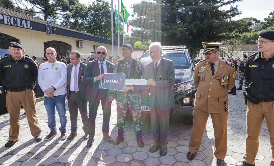 BPRONE recebe 38 novas viaturas durante solenidade de aniversário