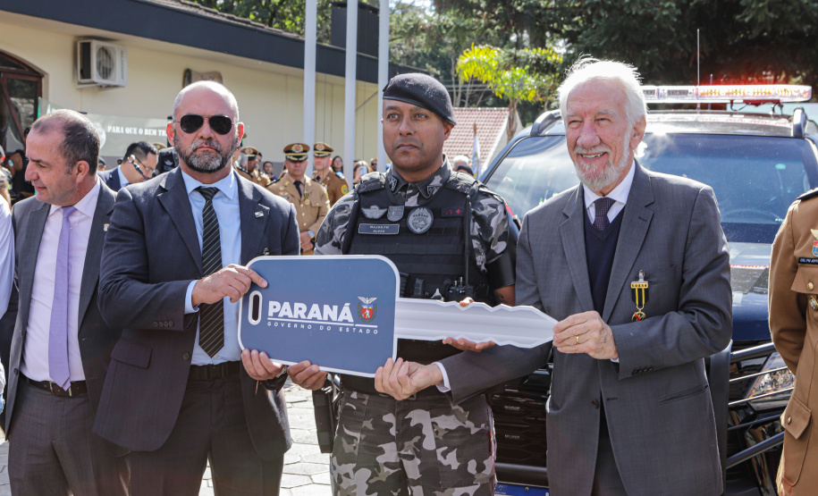 BPRONE recebe 38 novas viaturas durante solenidade de aniversário