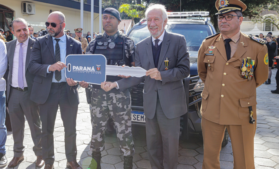 BPRONE recebe 38 novas viaturas durante solenidade de aniversário