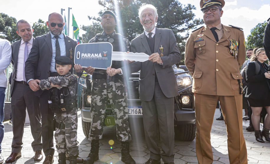 BPRONE recebe 38 novas viaturas durante solenidade de aniversário