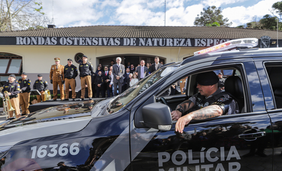 BPRONE recebe 38 novas viaturas durante solenidade de aniversário