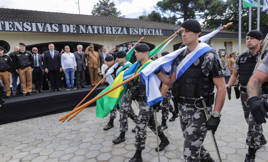 BPRONE recebe 38 novas viaturas durante solenidade de aniversário