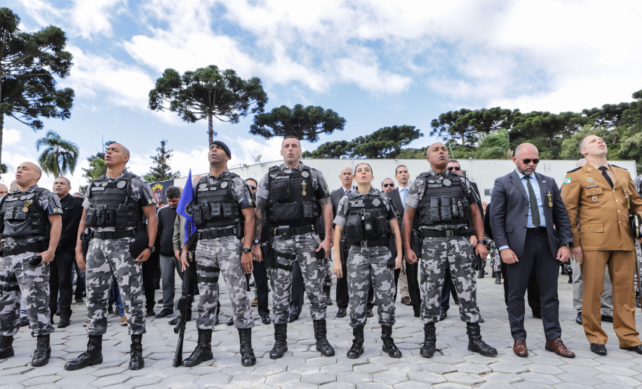 BPRONE recebe 38 novas viaturas durante solenidade de aniversário