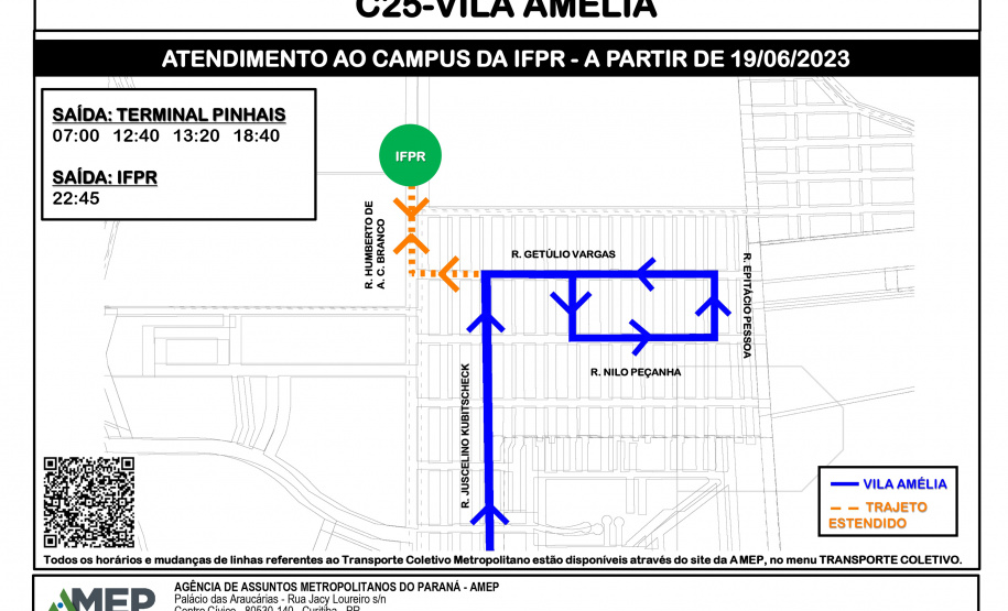 Nova linha IFPR Pinhais