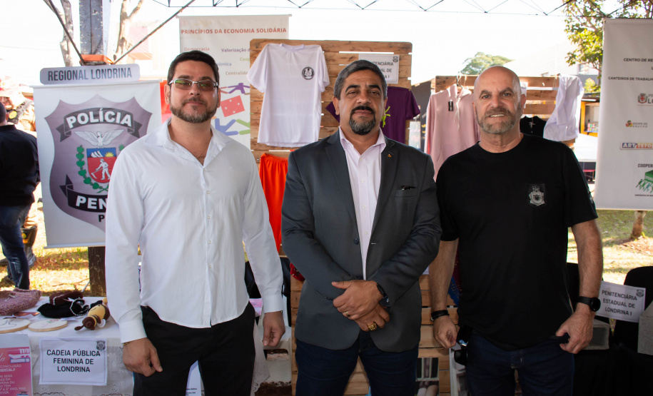 Polícia Penal expõe trabalhos desenvolvidos por apenados de Londrina no programa Paraná em Ação