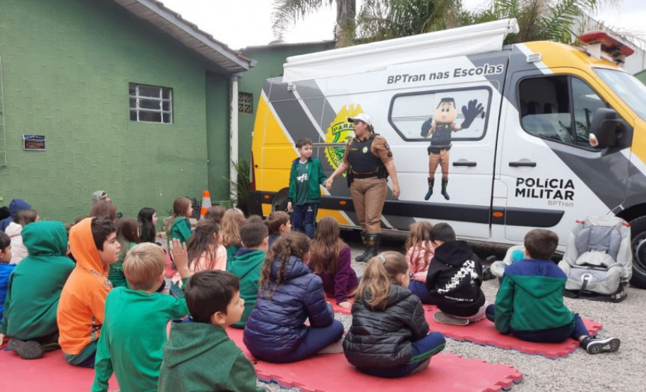 Projeto “BPTran nas Escolas” já alcançou mais de 860 crianças e adolescentes