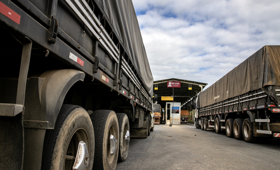Porto de Paranaguá recebe quase 2.500 caminhões de grãos e farelo em 24 horas