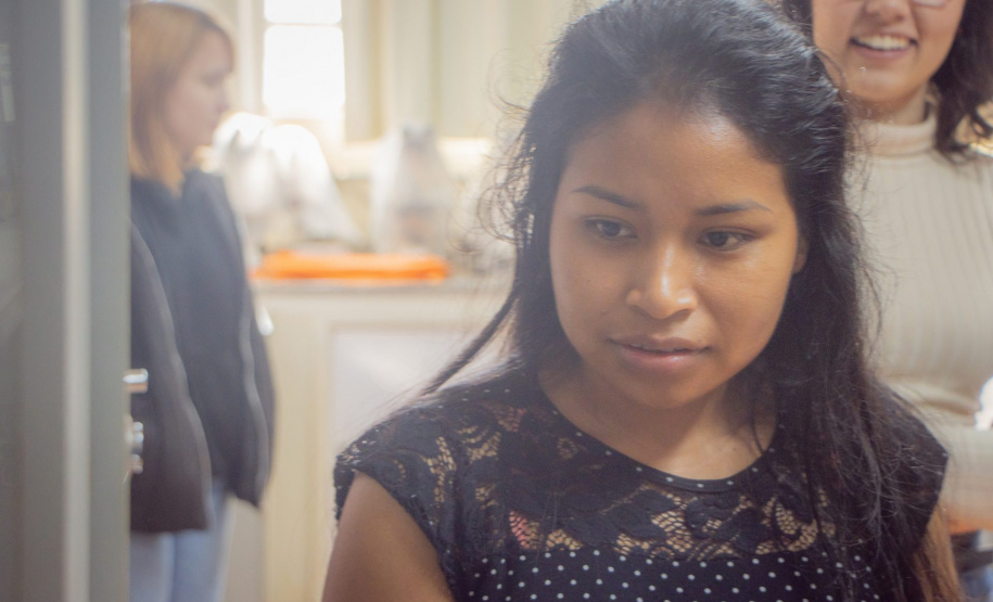 Calouros indígenas da UEPG fazem atividade para conhecer a instituição