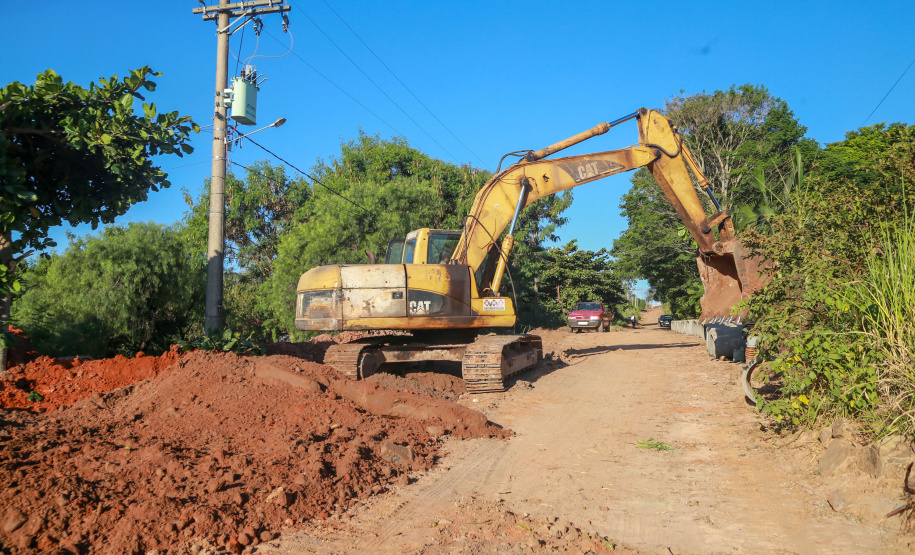 Obras no município de Jacarezinho