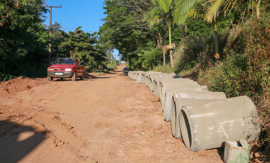 Obras no município de Jacarezinho